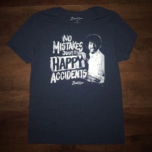Bob Ross Navy Blue T-Shirt